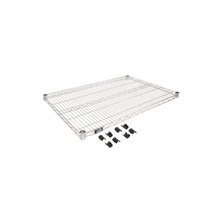 Global Equipment Nexel    S2436C Chrome Wire Shelf 36"W x 24"D 188556H